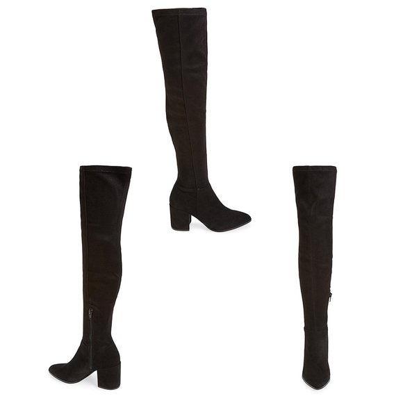Steve Madden Shoes - New Steve Madden Jacey Over the Knee Black Boots